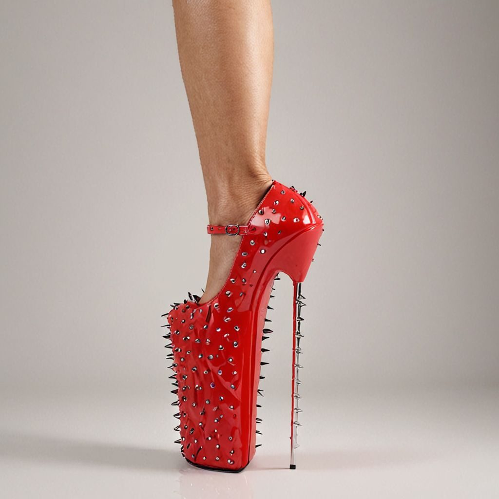 stripper very high heels, strawberry design, spikes, studio lighting, packshot, white background, 8k, photorealistic 
Steps: 10, Sampler: DPM++ SDE, CFG scale: 1.5, Seed: 2863952382, Size: 1024x1024, Model hash: c8df560d29, Model: juggernautXL_v9Rdphoto2Lightning, Lora hashes: "Alternative_Shoes_XL: 48db5c2cdb7a", Version: v1.8.0